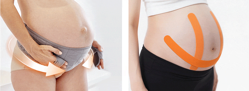 孕期蕾絲護膚機能托腹帶
