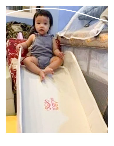 芬蘭箱改造成紙溜滑梯