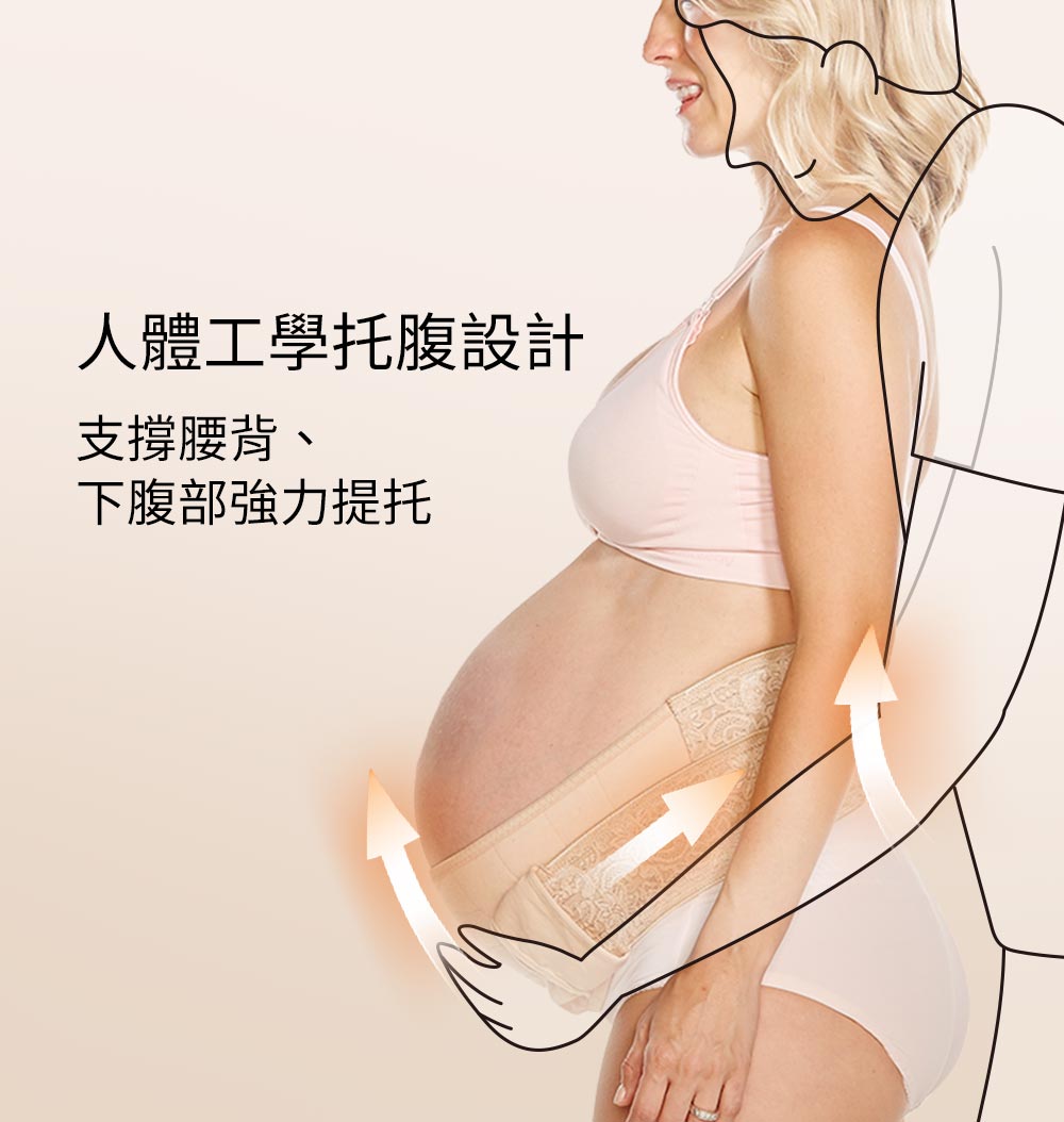孕期蕾絲護膚機能托腹帶