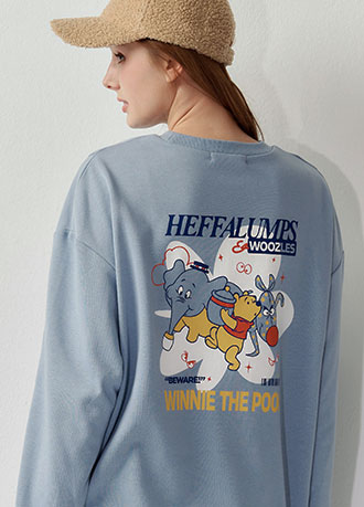 迪士尼小熊維尼長版孕哺上衣