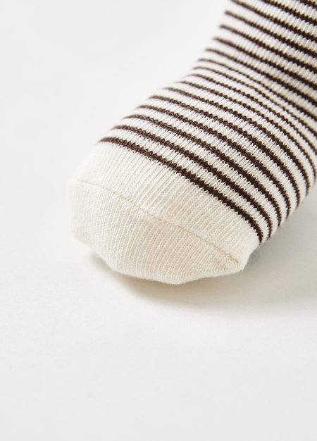 百搭新生兒襪(3入)-咖啡5