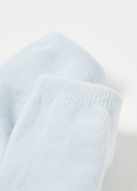 素色新生兒襪(3入)-白色6
