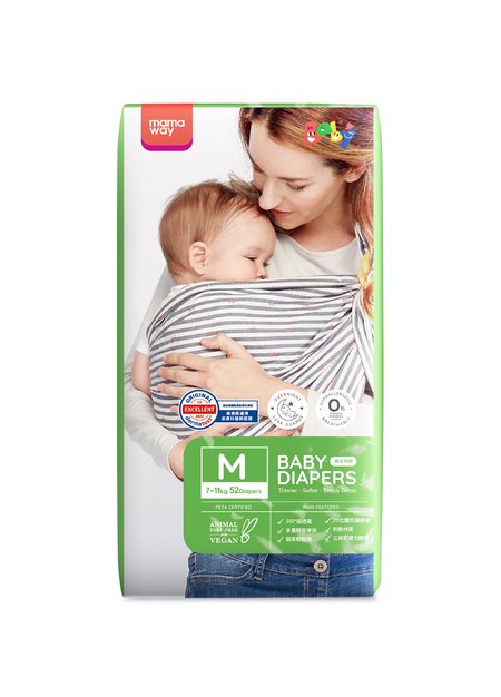 嬰兒尿布/紙尿褲(Mx52片)-M1