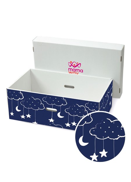 芬蘭嬰兒箱裝飾貼紙-咖啡(花朵)2