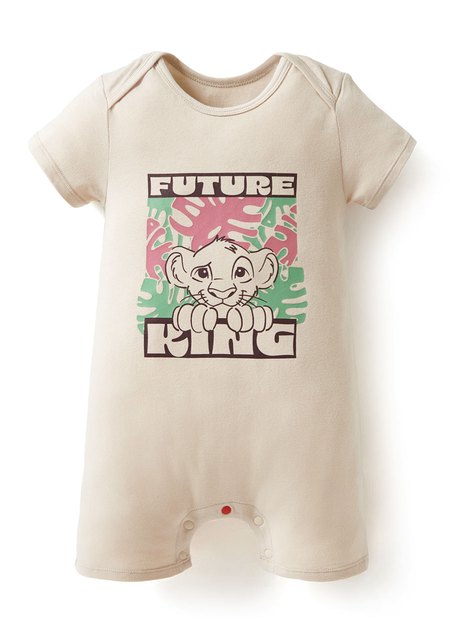 BABY迪士尼Q彈連身包屁衣-獅子王