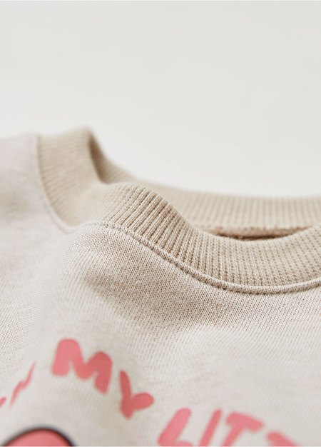 BABY 迪士尼棉質寬鬆包屁衣-米妮-米色2