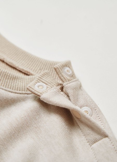 BABY 迪士尼棉質寬鬆包屁衣-米妮-米色4