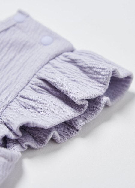 BABY荷葉邊澎澎包屁衣-淺紫4