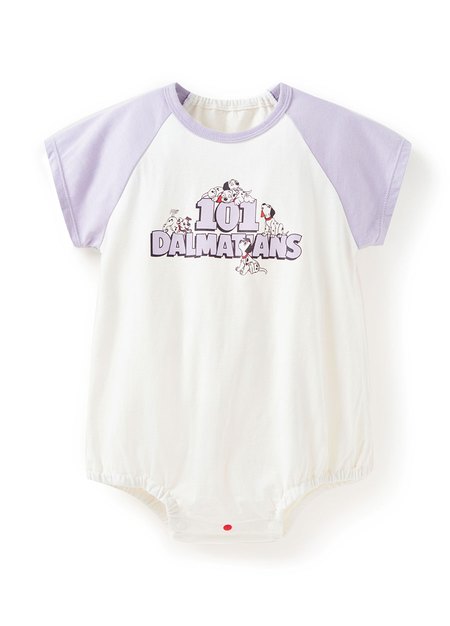 BABY迪士尼棉質拉克蘭寬鬆包屁衣-101忠狗-淺紫1