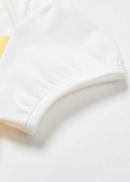 BABY迪士尼公主造型包屁洋裝(附髮帶)-黃色3