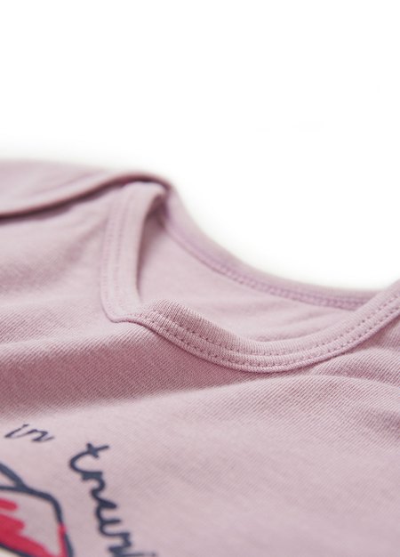 BABY迪士尼蓄熱保溫長袖包屁衣-小美人魚-淺紫4