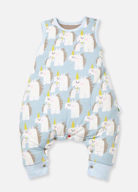 抗菌防踢被(秋冬款0-24M)釦子款-獨角獸-淺灰藍1