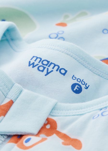 抗菌防踢被(薄款3Y)拉鍊款-海洋生物-淺藍4