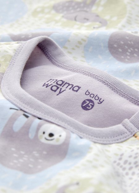 抗菌防踢被(薄款0-24M)釦子款-動物泡泡-淺綠4