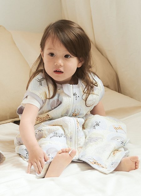 抗菌防踢被(薄款3Y)拉鍊款-動物泡泡-淺綠3