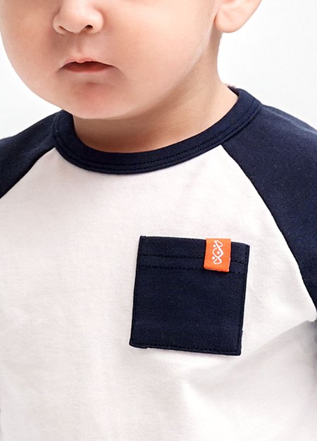 BABY拉克蘭長袖T恤-深藍2