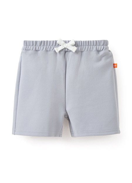 BABY涼感鬆緊短褲-灰藍3