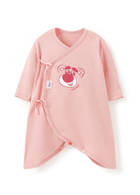 新生兒迪士尼蓄熱保溫蝴蝶衣-熊抱哥-深粉2