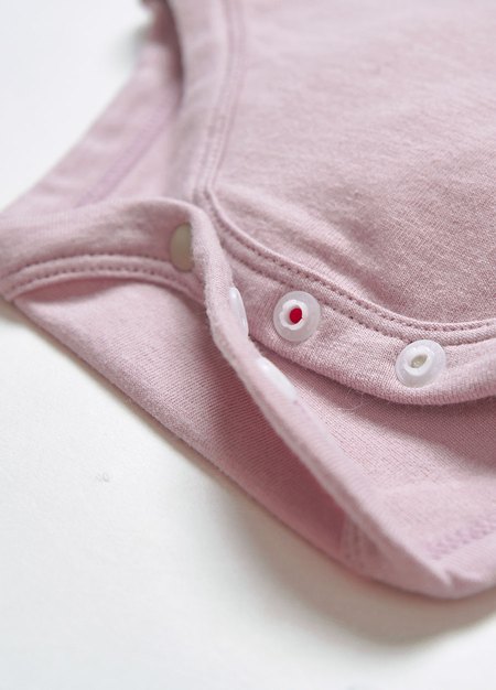 新生兒迪士尼蓄熱保溫長袖包屁衣-米妮與米奇-淺紫3