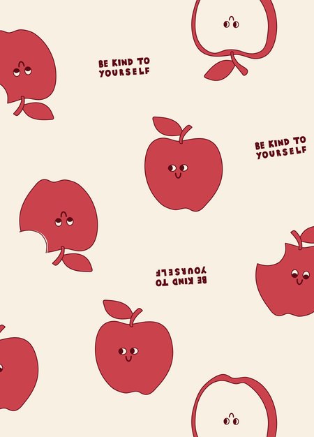 新生兒 短袖連身包屁衣-蘋果-淺棕3