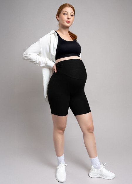 超彈舒適五分瑜珈孕婦褲