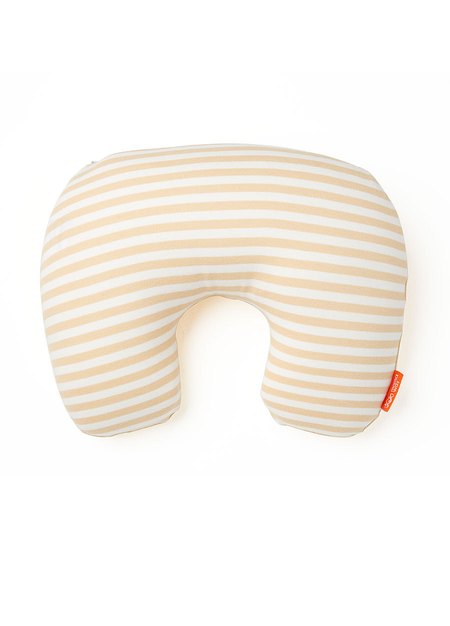 敷料親膚棉嬰兒防溢奶枕頭-米黃2