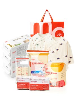 媽寶待產包超值8件組 - 白色