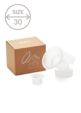 2.1電動吸乳器配件-喇叭罩+口徑環 - 30