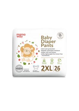 嬰兒褲型尿布/一拉褲(2XLx26片) - 2XL