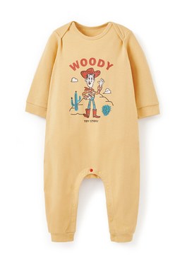 BABY迪士尼蓄熱保溫長袖連身衣-胡迪
