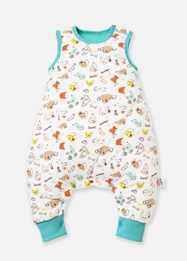 抗菌防踢被(秋冬款0-24M)釦子款-狗狗