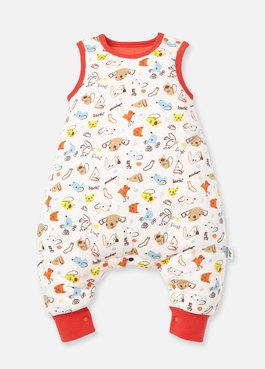 抗菌防踢被(秋冬款0-24M)釦子款-狗狗