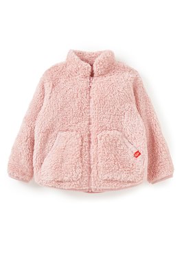 BABY刷毛外套 - 淺粉