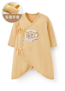 新生兒迪士尼蓄熱保溫蝴蝶衣-獅子王 - 黃色