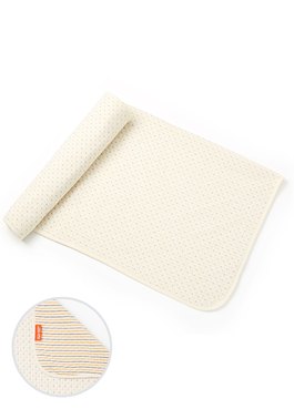 抗菌多用途大方巾 - 芥黃/深灰條