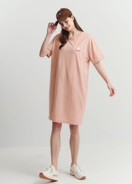 迪士尼玩具總動員孕哺洋裝 - 粉橘