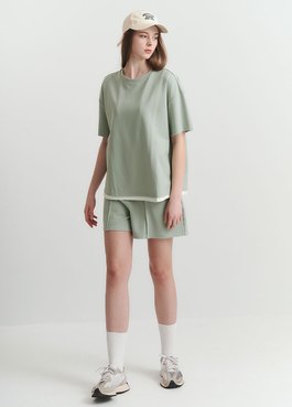 彈力涼感孕婦短褲