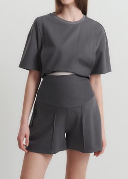 彈力涼感孕婦短褲